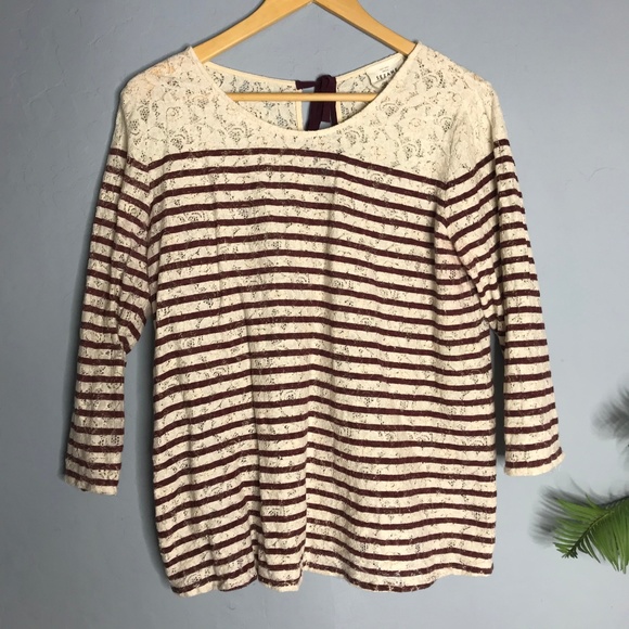 sezane striped top